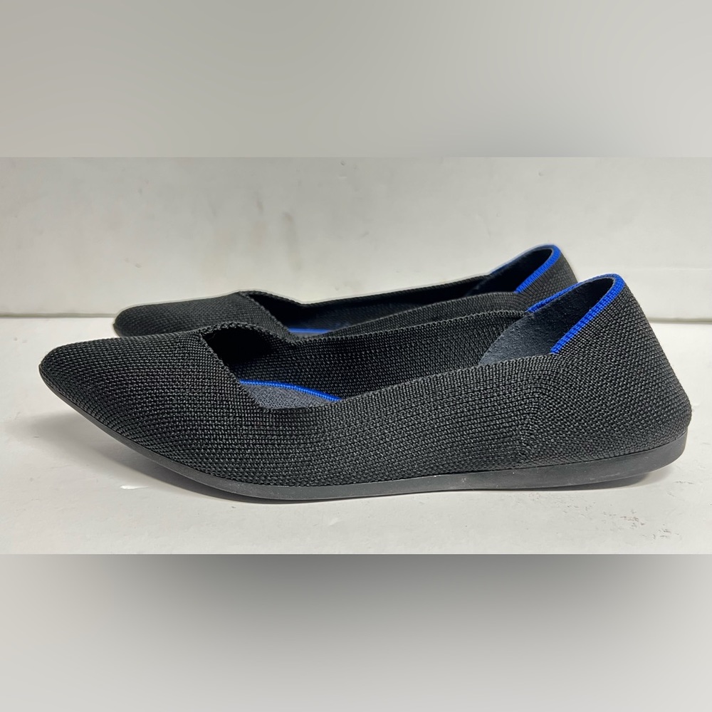 Rothy’s The Point Flats Women’s size 5.5 Black Ballet